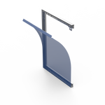 Textilrahmen im Hochformat