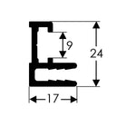 Textilrahmen im Hochformat