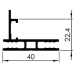 Leuchtrahmen im Querformat