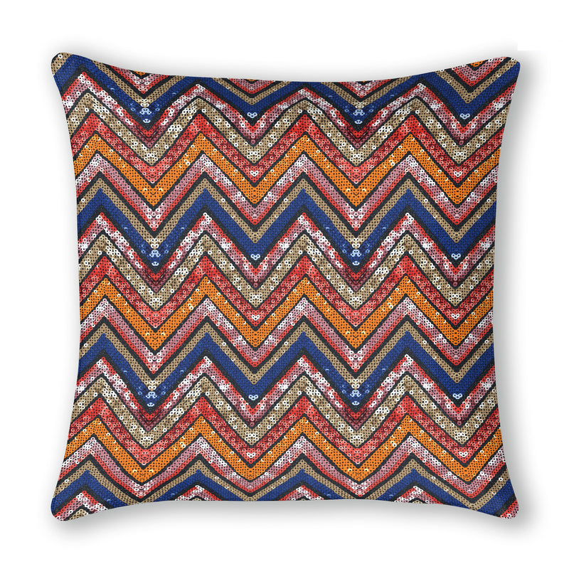 Dekokissen - Sequins Chevron