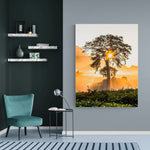 Akustikrahmen im Hochformat