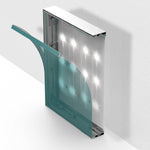 Leuchtrahmen im Panoramaformat